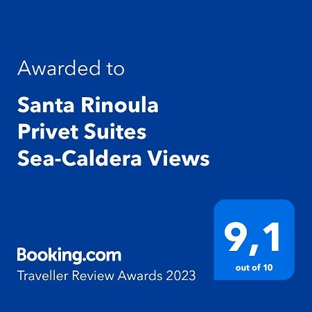 Santa Rinoula Suites Sea Sunset Views Adults Only Megalohóri Kültér fotó